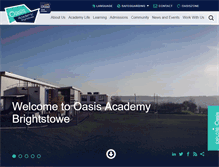Tablet Screenshot of oasisacademybrightstowe.org